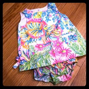Lilly Pulitzer dress with bloomers size 3-6 months
